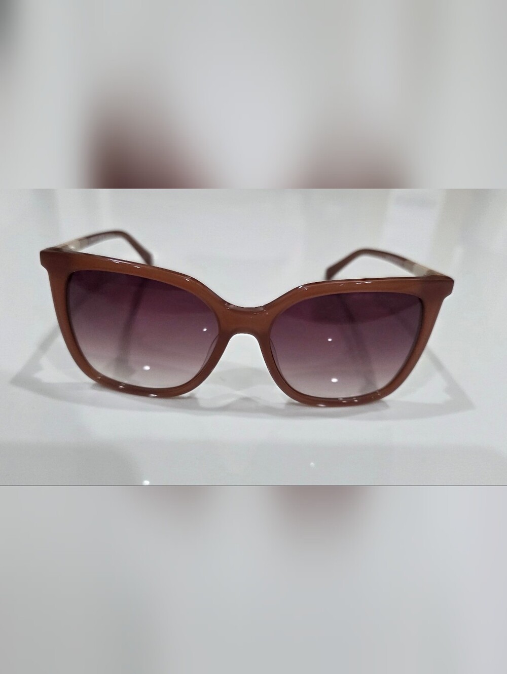 GANT Brown Gradient Cat Eye Sunglasses NEW